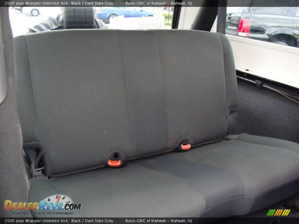 2006 Jeep Wrangler Unlimited 4x4 Black / Dark Slate Gray Photo #18