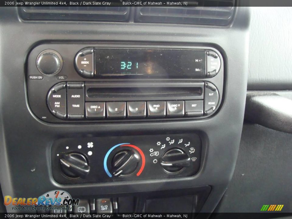 2006 Jeep Wrangler Unlimited 4x4 Black / Dark Slate Gray Photo #22