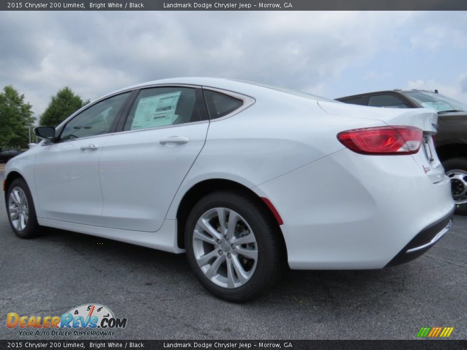 2015 Chrysler 200 Limited Bright White / Black Photo #2