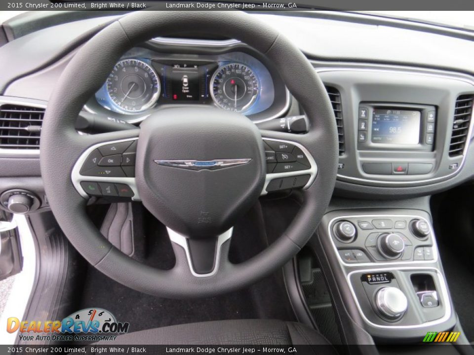2015 Chrysler 200 Limited Bright White / Black Photo #7