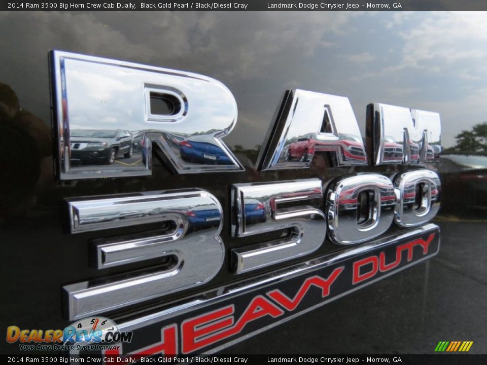 2014 Ram 3500 Big Horn Crew Cab Dually Black Gold Pearl / Black/Diesel Gray Photo #6