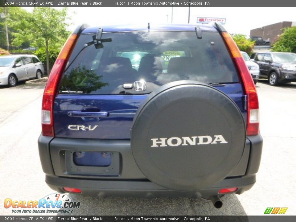 2004 Honda CR-V EX 4WD Eternal Blue Pearl / Black Photo #4