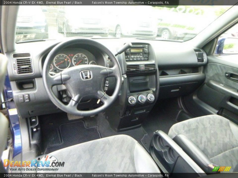 2004 Honda CR-V EX 4WD Eternal Blue Pearl / Black Photo #17