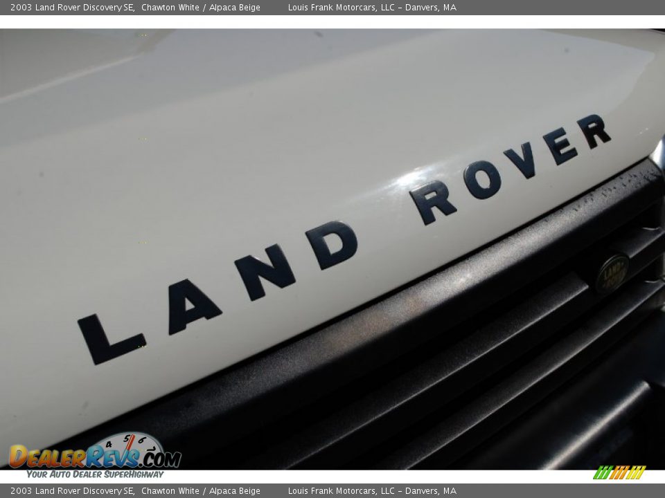 2003 Land Rover Discovery SE Chawton White / Alpaca Beige Photo #23