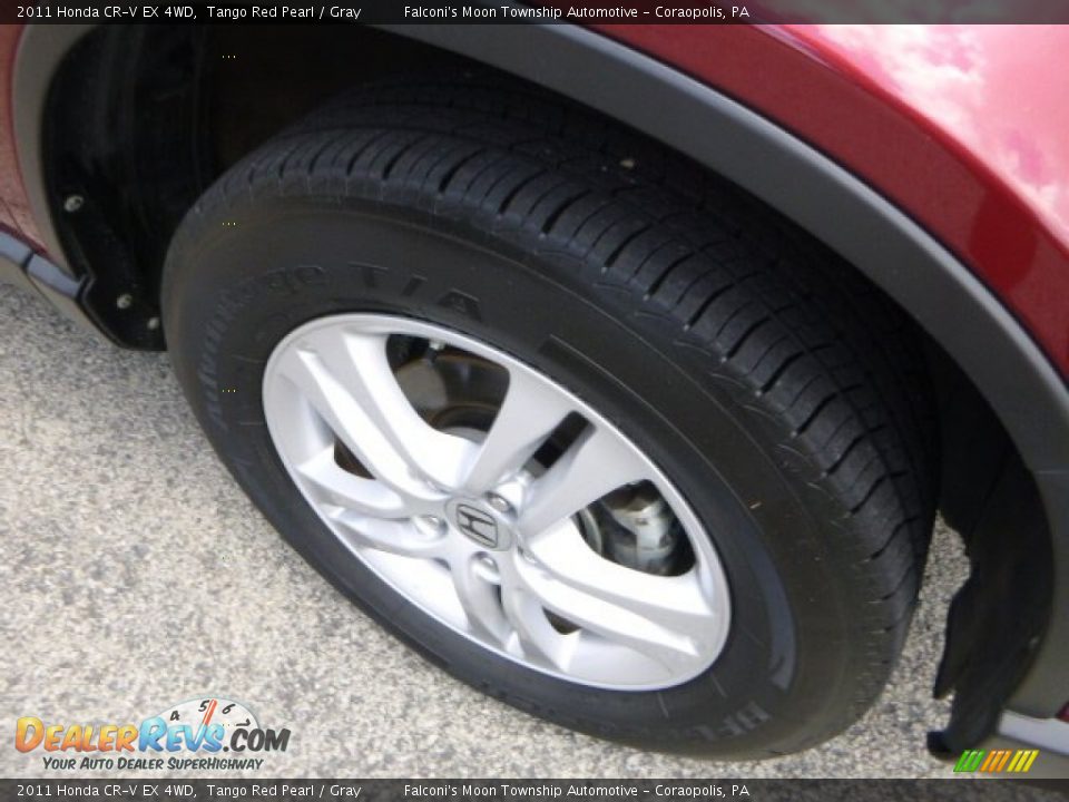 2011 Honda CR-V EX 4WD Tango Red Pearl / Gray Photo #9
