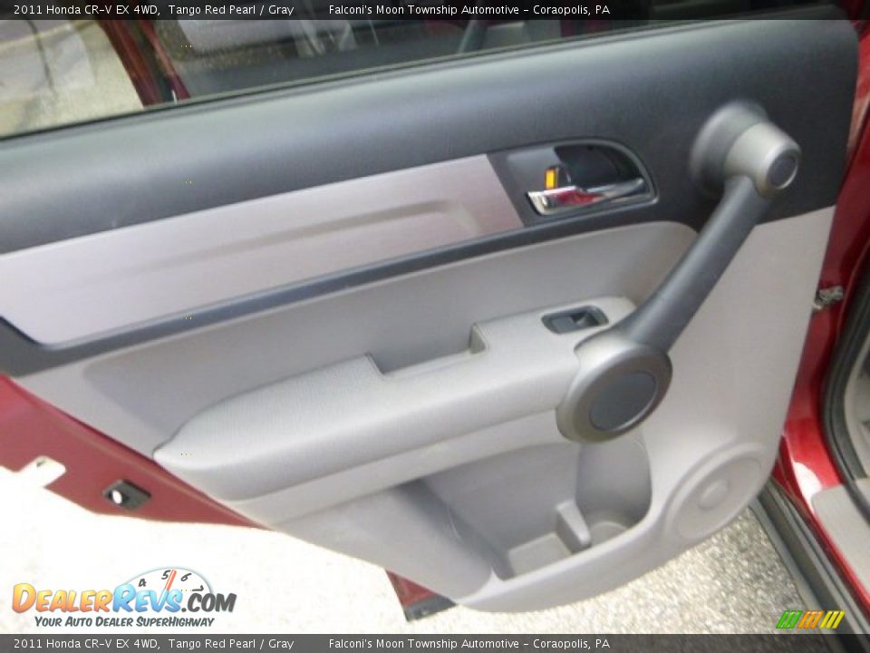 2011 Honda CR-V EX 4WD Tango Red Pearl / Gray Photo #17