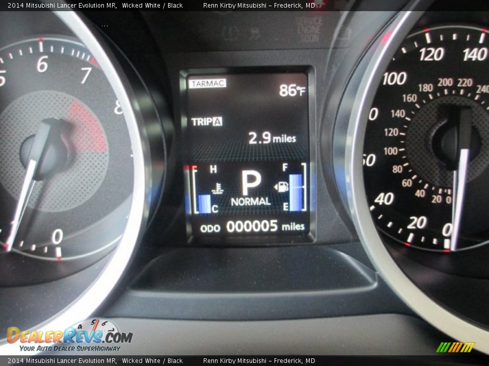 2014 Mitsubishi Lancer Evolution MR Wicked White / Black Photo #25