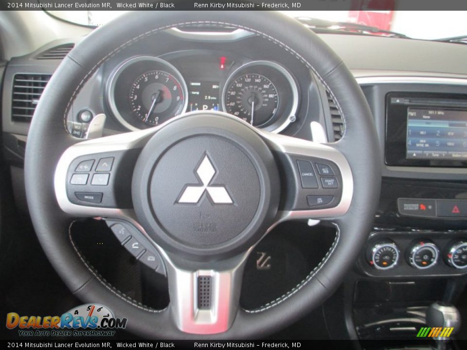 2014 Mitsubishi Lancer Evolution MR Steering Wheel Photo #29