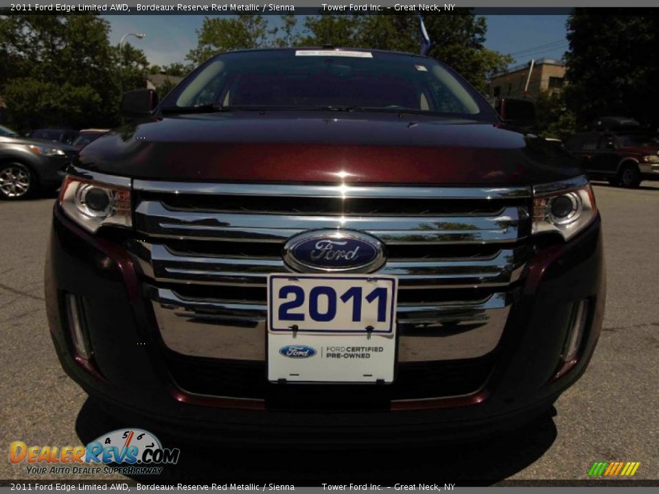 2011 Ford Edge Limited AWD Bordeaux Reserve Red Metallic / Sienna Photo #2