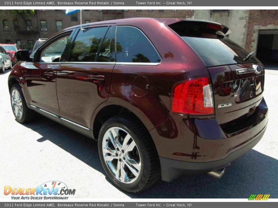 2011 Ford Edge Limited AWD Bordeaux Reserve Red Metallic / Sienna Photo #4