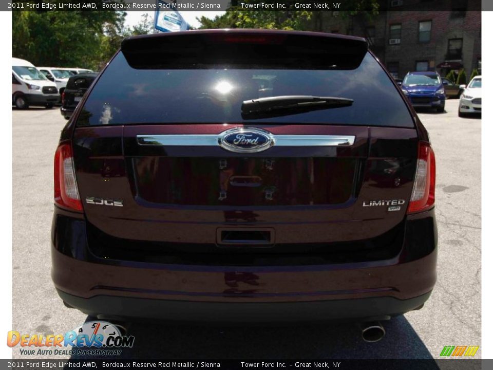 2011 Ford Edge Limited AWD Bordeaux Reserve Red Metallic / Sienna Photo #5