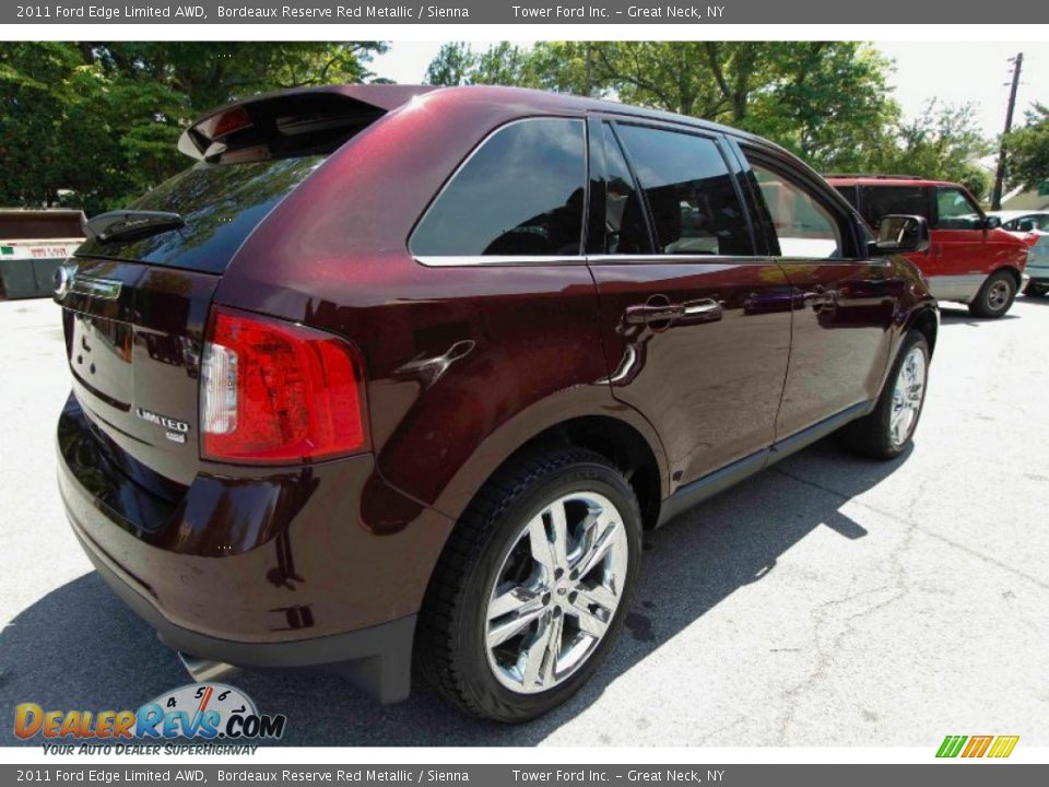 2011 Ford Edge Limited AWD Bordeaux Reserve Red Metallic / Sienna Photo #11
