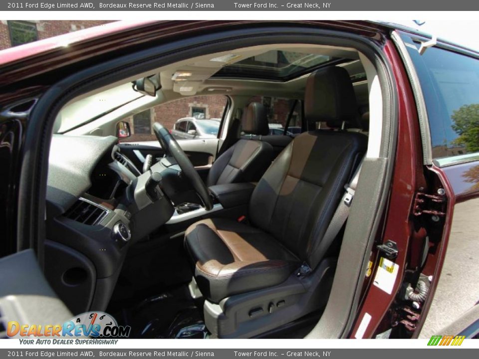 2011 Ford Edge Limited AWD Bordeaux Reserve Red Metallic / Sienna Photo #18