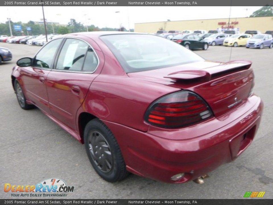 2005 Pontiac Grand Am SE Sedan Sport Red Metallic / Dark Pewter Photo #2