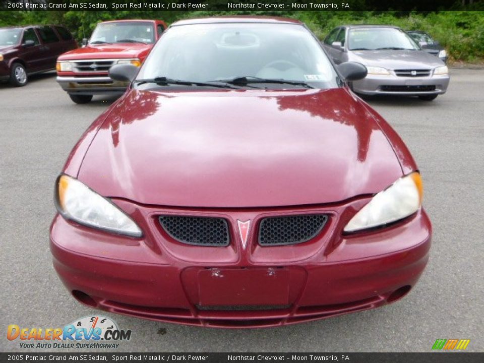 2005 Pontiac Grand Am SE Sedan Sport Red Metallic / Dark Pewter Photo #6