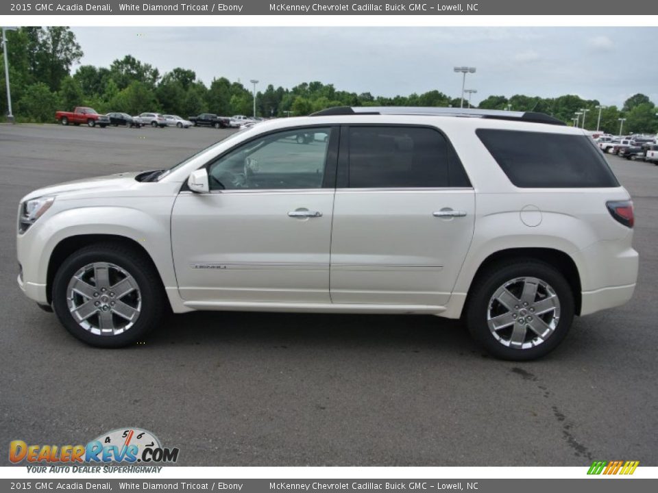 2015 GMC Acadia Denali White Diamond Tricoat / Ebony Photo #3