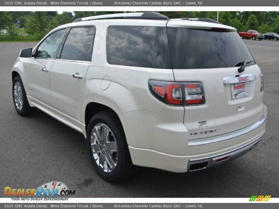 2015 GMC Acadia Denali White Diamond Tricoat / Ebony Photo #4