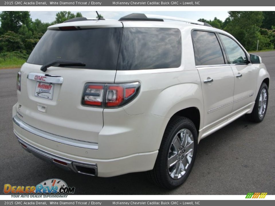 2015 GMC Acadia Denali White Diamond Tricoat / Ebony Photo #5