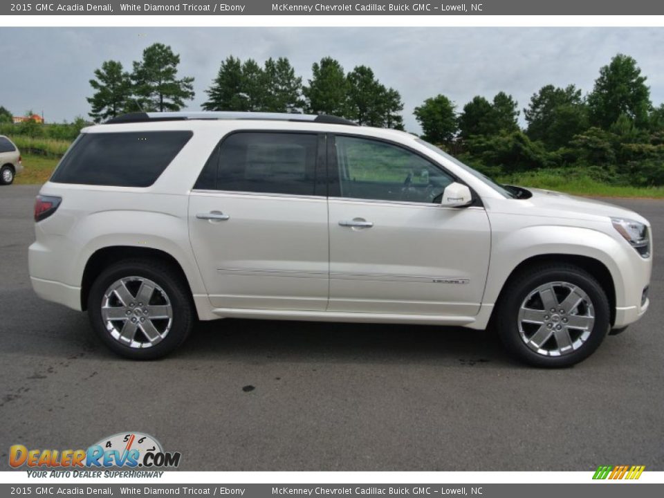 2015 GMC Acadia Denali White Diamond Tricoat / Ebony Photo #6