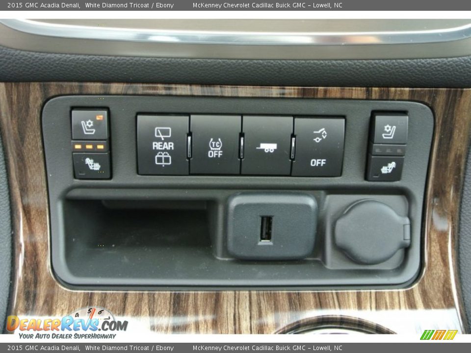 2015 GMC Acadia Denali White Diamond Tricoat / Ebony Photo #12