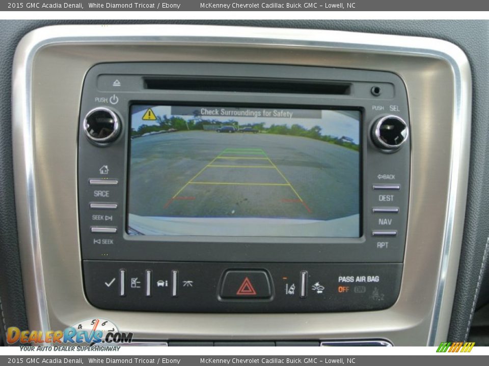 2015 GMC Acadia Denali White Diamond Tricoat / Ebony Photo #14
