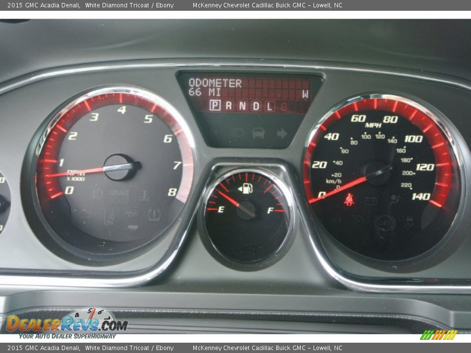 2015 GMC Acadia Denali White Diamond Tricoat / Ebony Photo #17