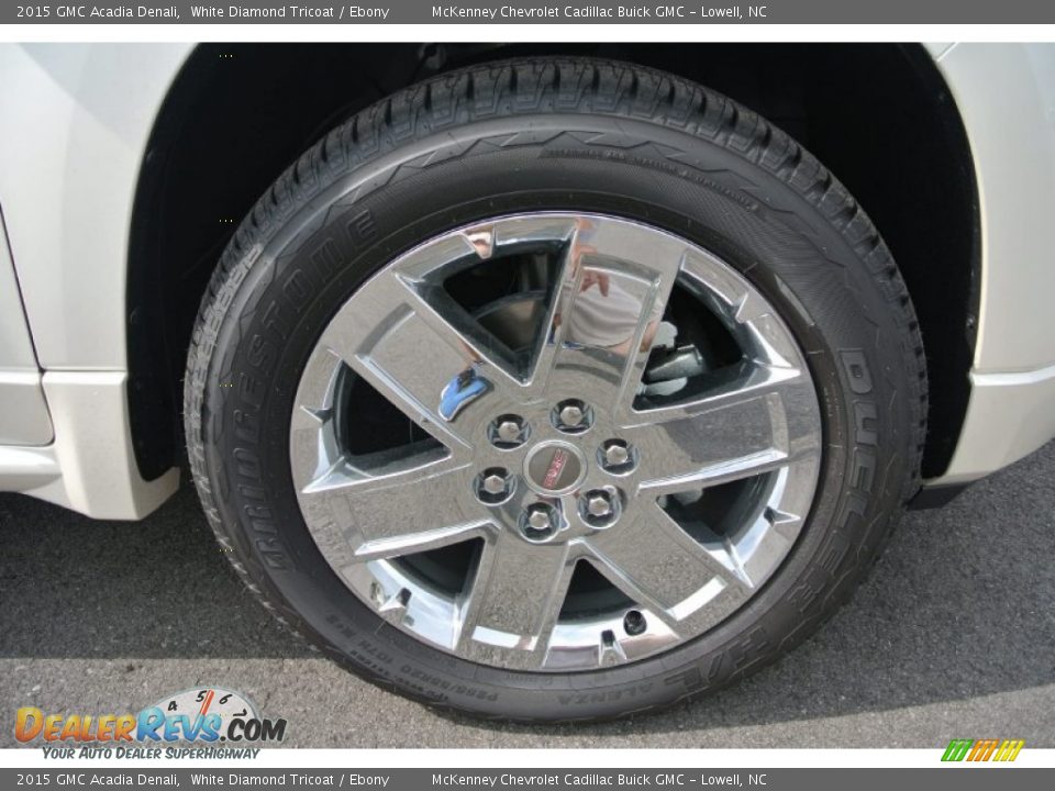 2015 GMC Acadia Denali White Diamond Tricoat / Ebony Photo #24