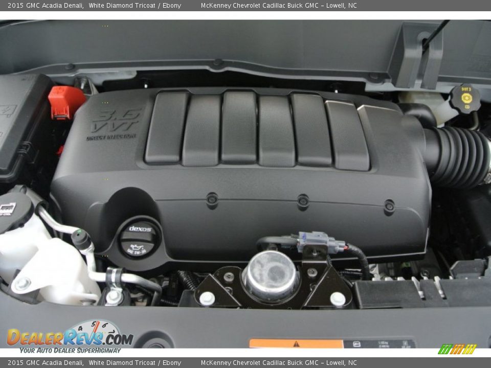 2015 GMC Acadia Denali White Diamond Tricoat / Ebony Photo #25