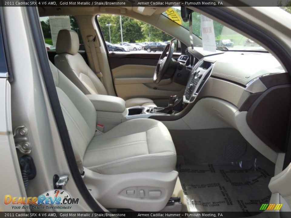 2011 Cadillac SRX 4 V6 AWD Gold Mist Metallic / Shale/Brownstone Photo #13