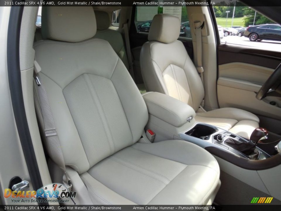 2011 Cadillac SRX 4 V6 AWD Gold Mist Metallic / Shale/Brownstone Photo #14