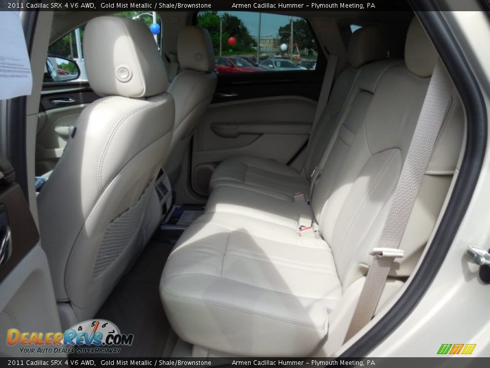 2011 Cadillac SRX 4 V6 AWD Gold Mist Metallic / Shale/Brownstone Photo #17