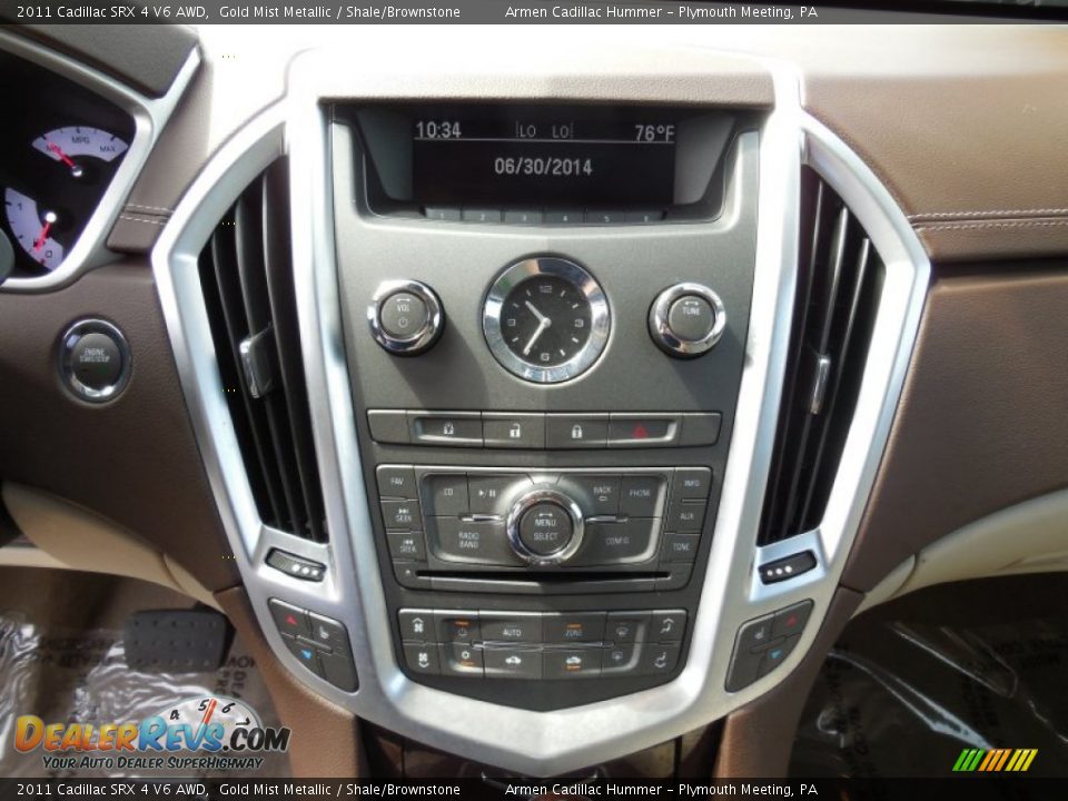 2011 Cadillac SRX 4 V6 AWD Gold Mist Metallic / Shale/Brownstone Photo #23