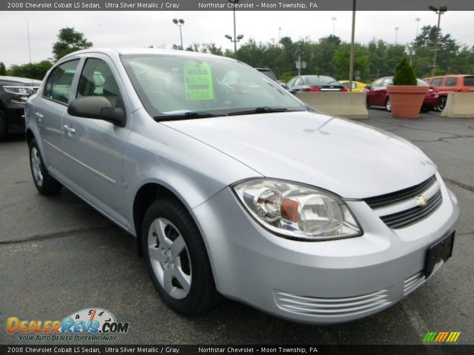 2008 Chevrolet Cobalt LS Sedan Ultra Silver Metallic / Gray Photo #7