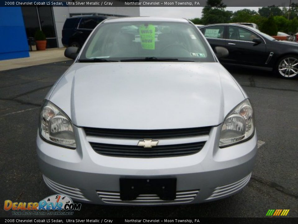 2008 Chevrolet Cobalt LS Sedan Ultra Silver Metallic / Gray Photo #8