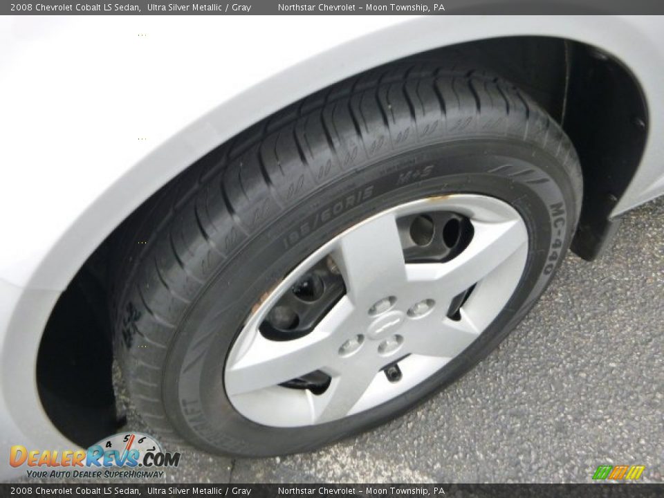 2008 Chevrolet Cobalt LS Sedan Ultra Silver Metallic / Gray Photo #9