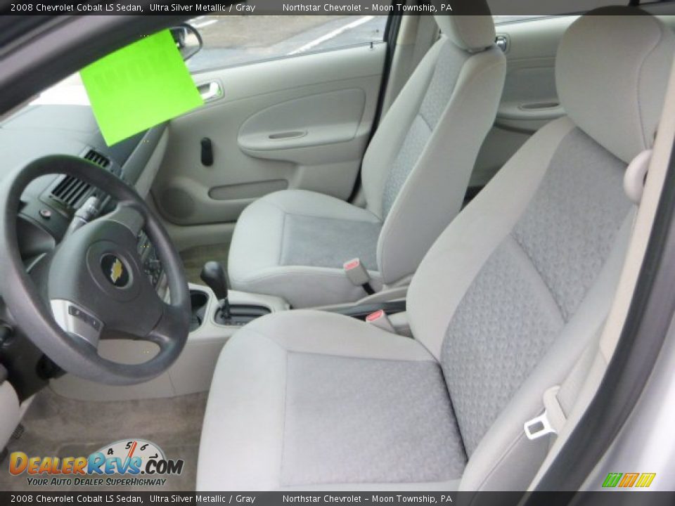 2008 Chevrolet Cobalt LS Sedan Ultra Silver Metallic / Gray Photo #10