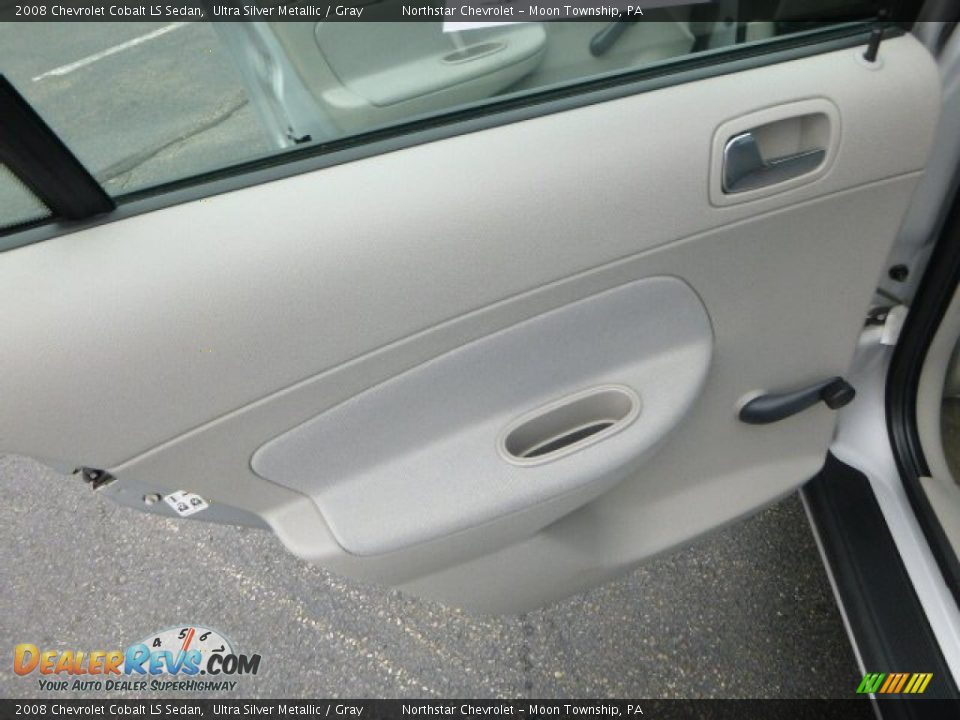 2008 Chevrolet Cobalt LS Sedan Ultra Silver Metallic / Gray Photo #13