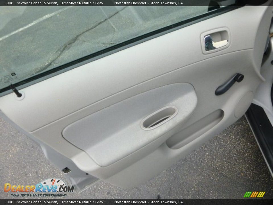 2008 Chevrolet Cobalt LS Sedan Ultra Silver Metallic / Gray Photo #14
