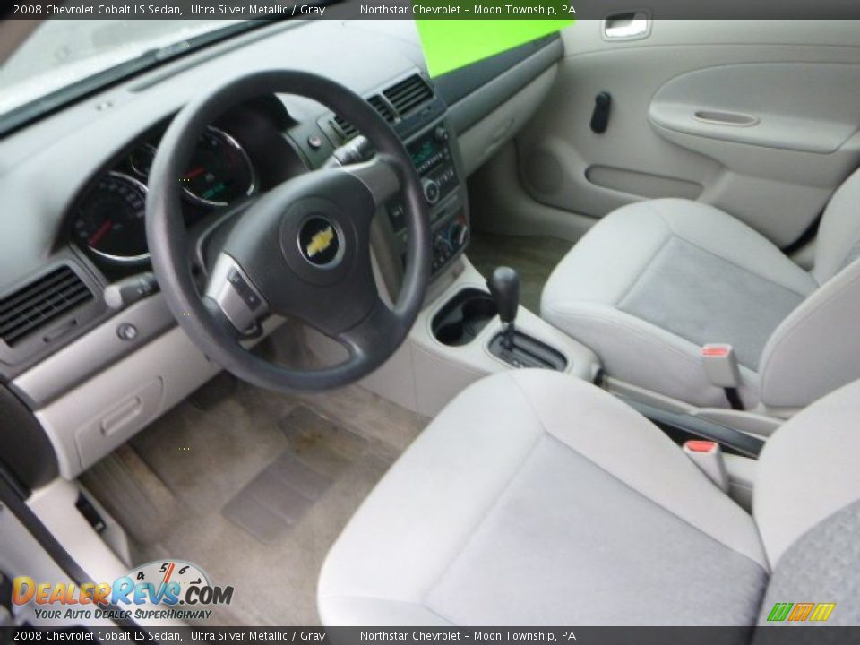 2008 Chevrolet Cobalt LS Sedan Ultra Silver Metallic / Gray Photo #15