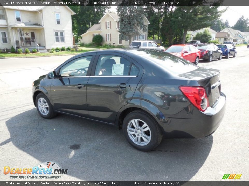 2014 Chevrolet Sonic LT Sedan Ashen Gray Metallic / Jet Black/Dark Titanium Photo #7