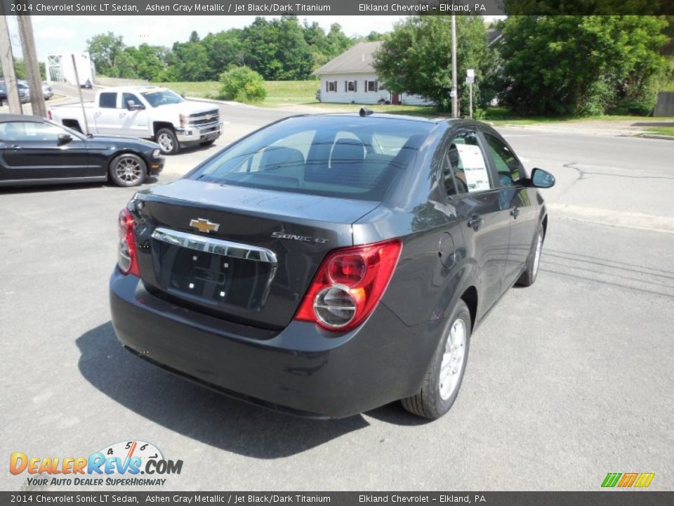 2014 Chevrolet Sonic LT Sedan Ashen Gray Metallic / Jet Black/Dark Titanium Photo #11