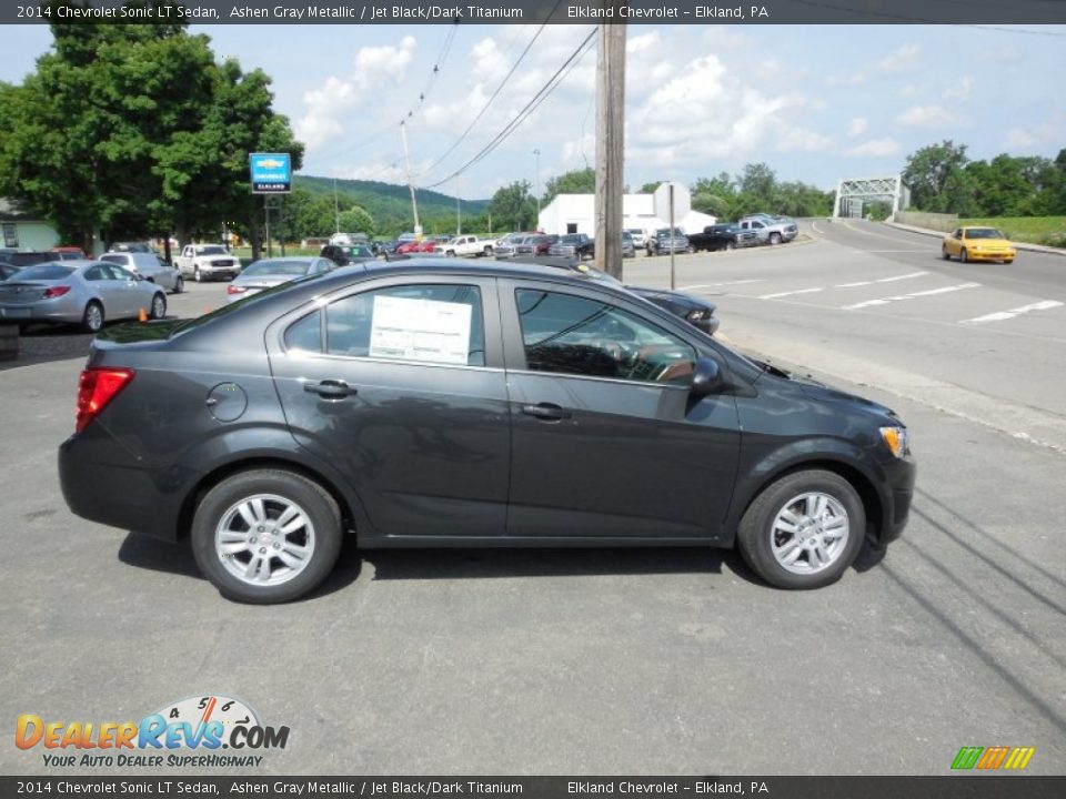 2014 Chevrolet Sonic LT Sedan Ashen Gray Metallic / Jet Black/Dark Titanium Photo #13