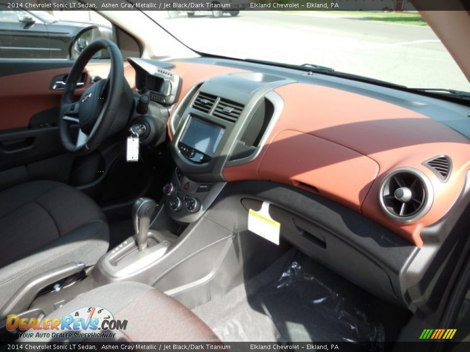 2014 Chevrolet Sonic LT Sedan Ashen Gray Metallic / Jet Black/Dark Titanium Photo #17