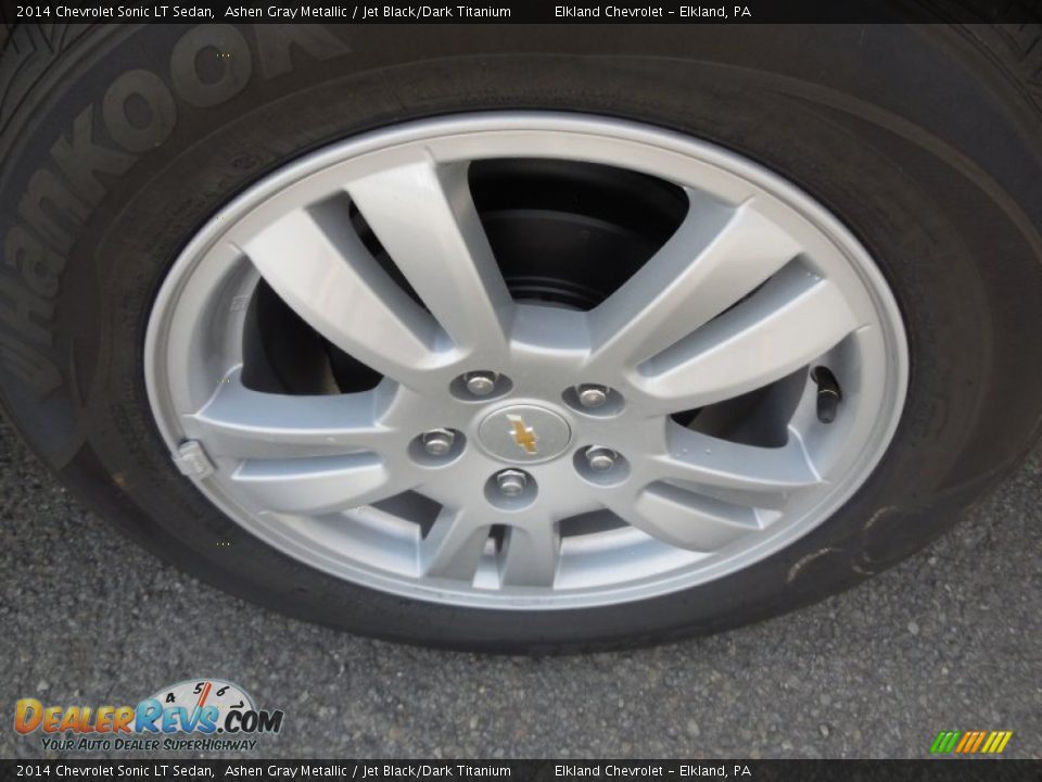2014 Chevrolet Sonic LT Sedan Ashen Gray Metallic / Jet Black/Dark Titanium Photo #20