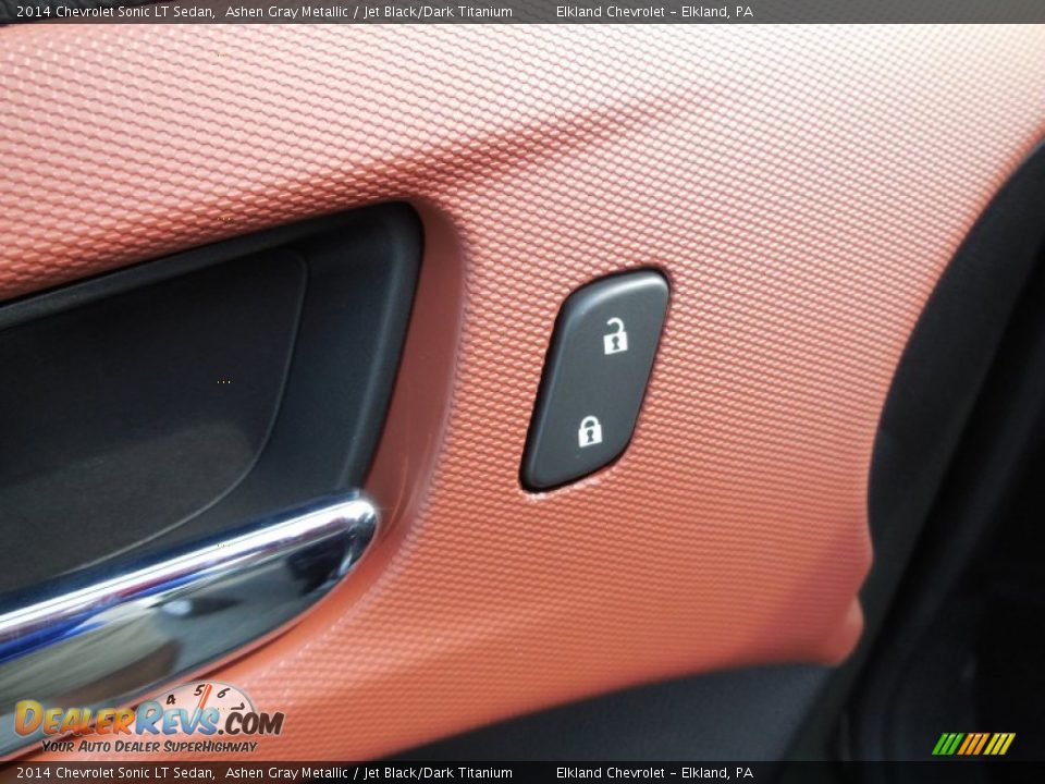 2014 Chevrolet Sonic LT Sedan Ashen Gray Metallic / Jet Black/Dark Titanium Photo #23