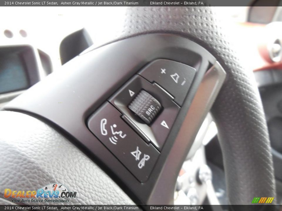 2014 Chevrolet Sonic LT Sedan Ashen Gray Metallic / Jet Black/Dark Titanium Photo #26