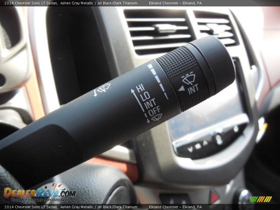 2014 Chevrolet Sonic LT Sedan Ashen Gray Metallic / Jet Black/Dark Titanium Photo #29