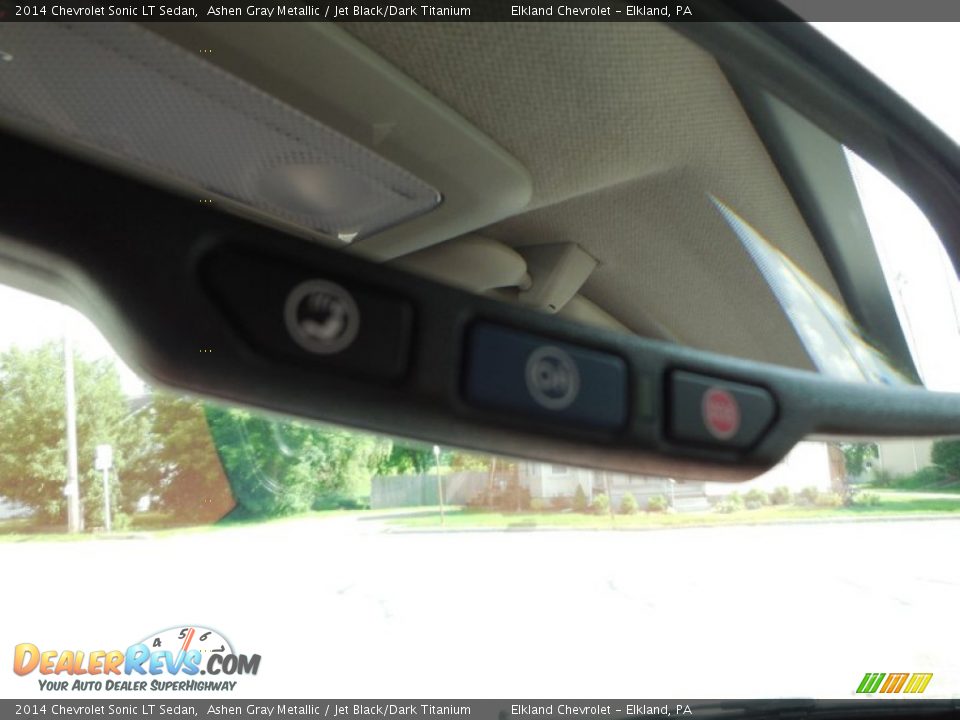 2014 Chevrolet Sonic LT Sedan Ashen Gray Metallic / Jet Black/Dark Titanium Photo #33