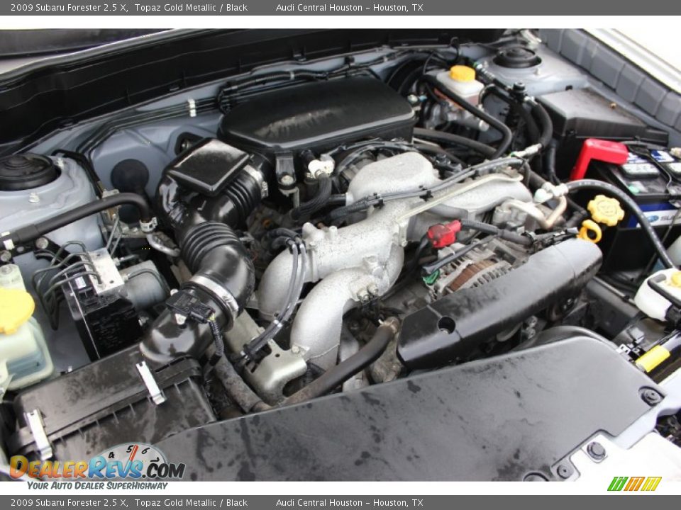 2009 Subaru Forester 2.5 X 2.5 Liter SOHC 16 Valve VVT Flat 4 Cylinder Engine Photo #31
