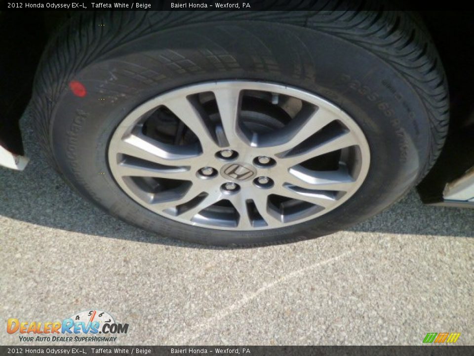2012 Honda Odyssey EX-L Taffeta White / Beige Photo #8